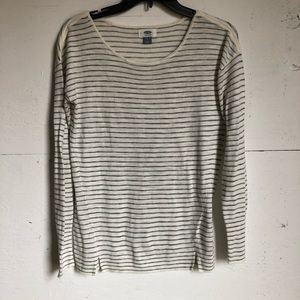 Old Navy long sleeve striped t-shirt size small